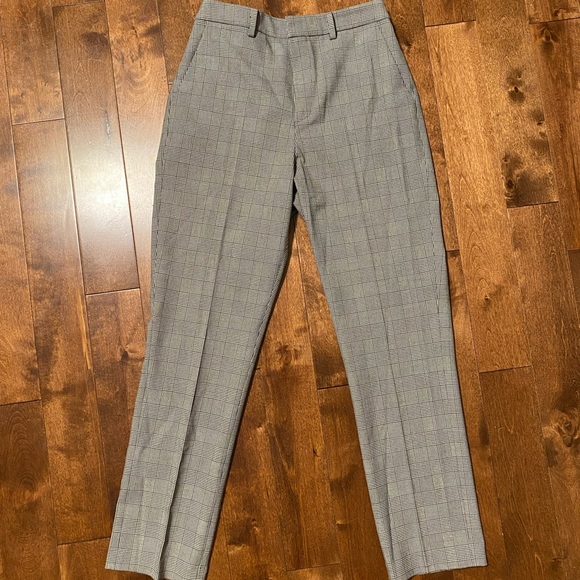 Uniqlo Plaid Check Trousers - Picture 2 of 4